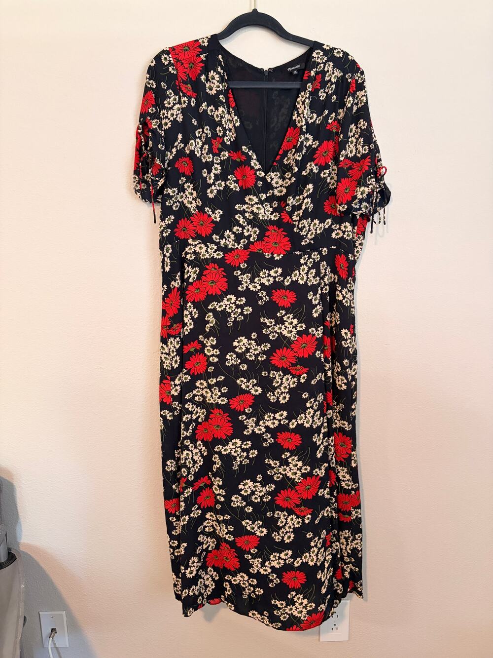 Madewell Floral Faux Wrap Dress 18